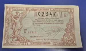 Lotería nacional sorteo 36 de 1930 Navidad