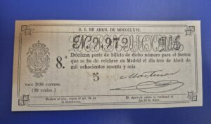 Loteria nacional sorteo 3 de abril de 1866