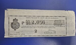 Loteria nacional sorteo 5 de enero 1842