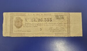 Loteria nacional sorteo 7 de abril de 1859