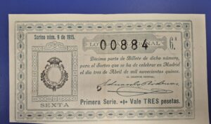 Loteria nacional sorteo 9 de 1915