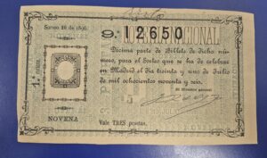 Loteria nacional sorteo 20 de 1896