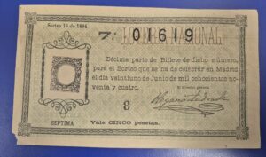 Loteria nacional sorteo 16 de 1894