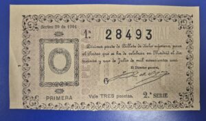 Loteria nacional sorteo 20 de 1901