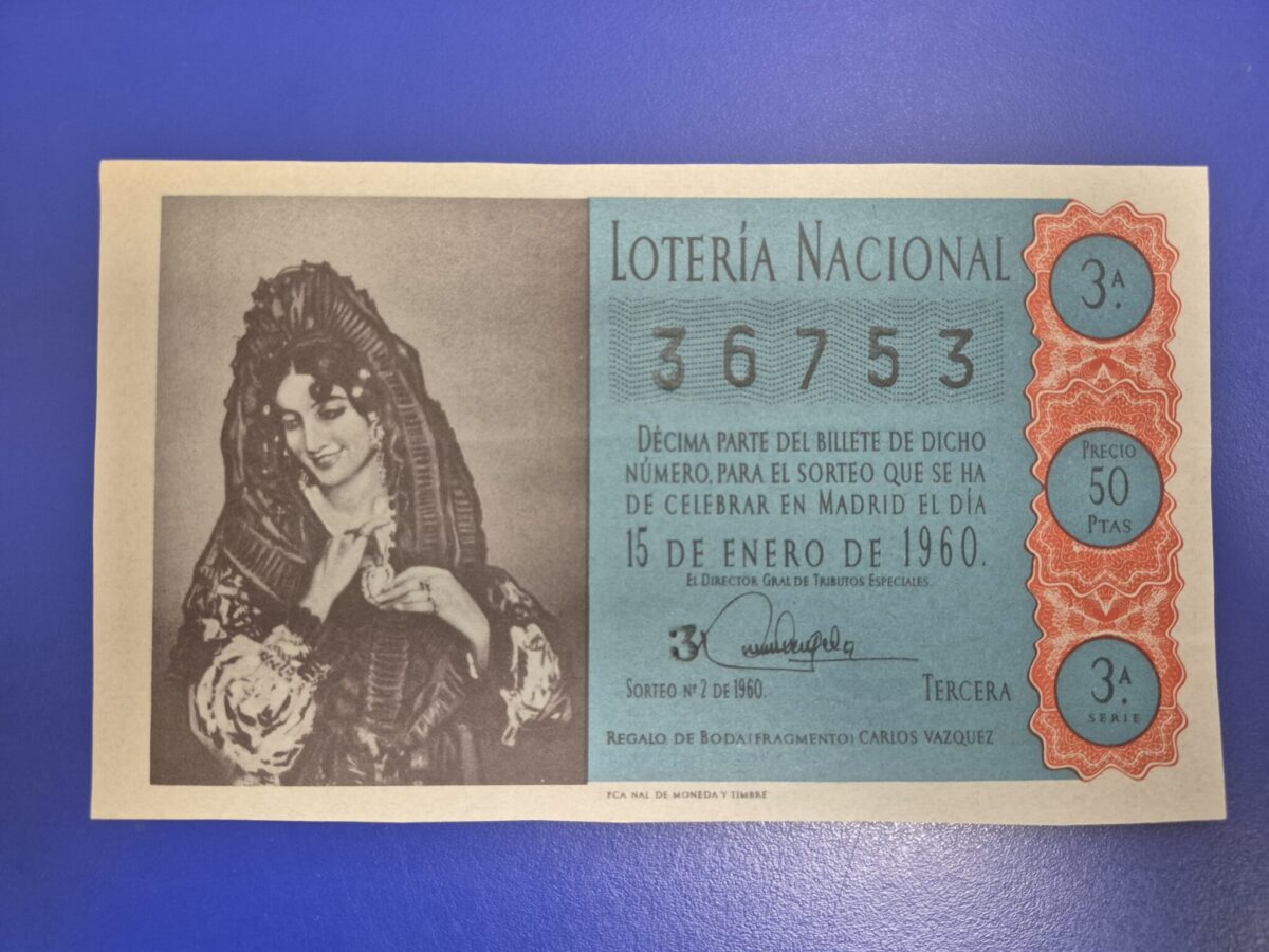 Loteria nacional sorteo 02 de 1960