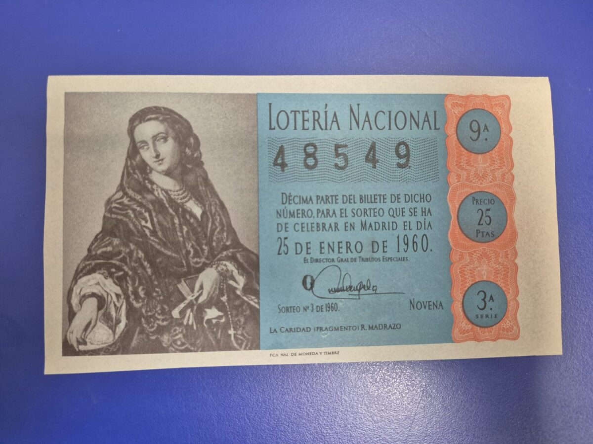 Loteria nacional sorteo 03 de 1960